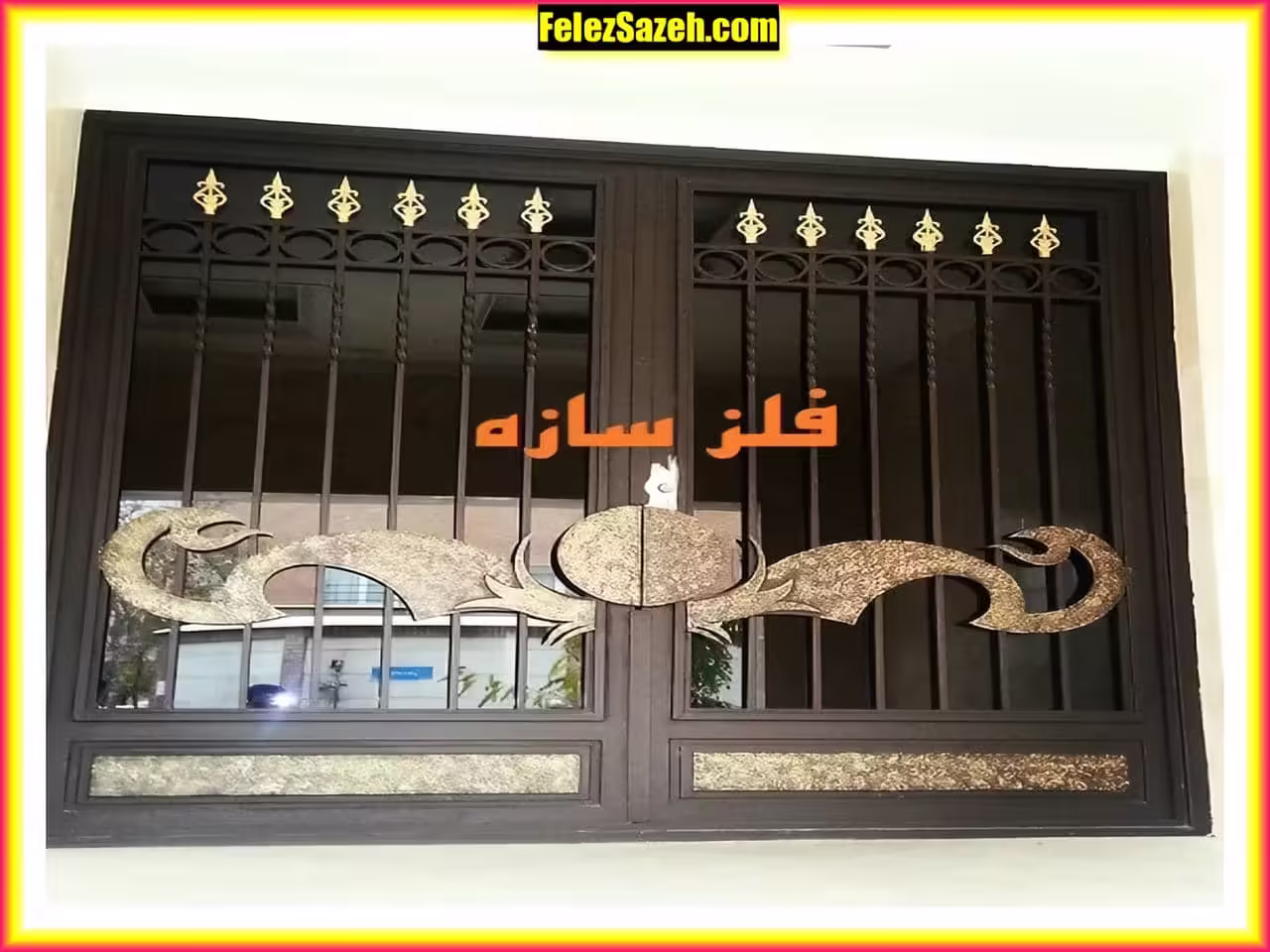 درب حیاط ساده