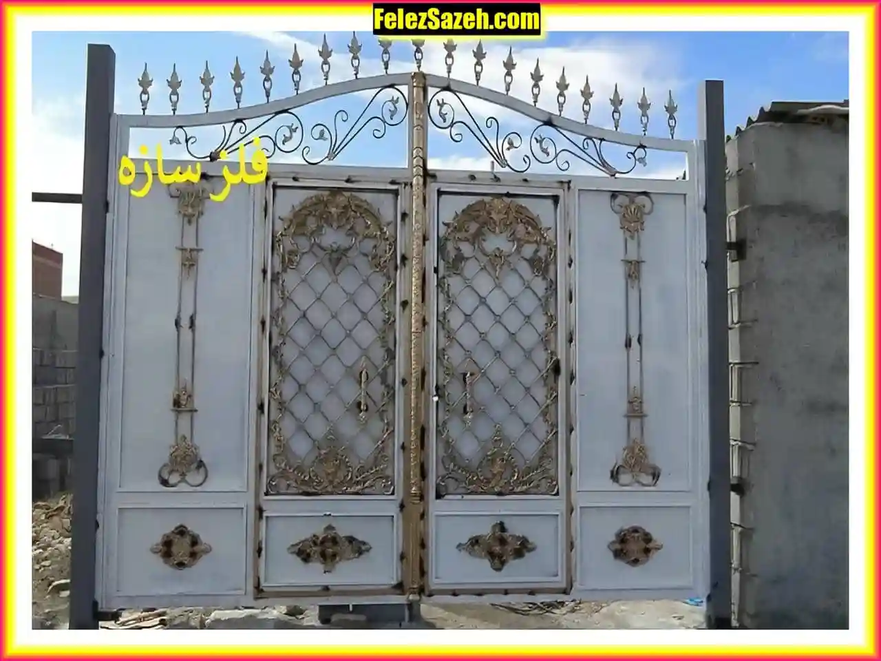 درب حیاطی ساده