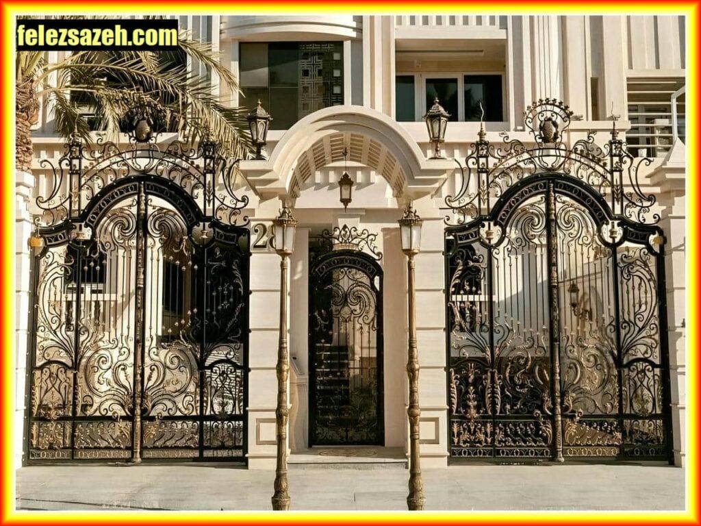انواع درب فلزی حیاط
