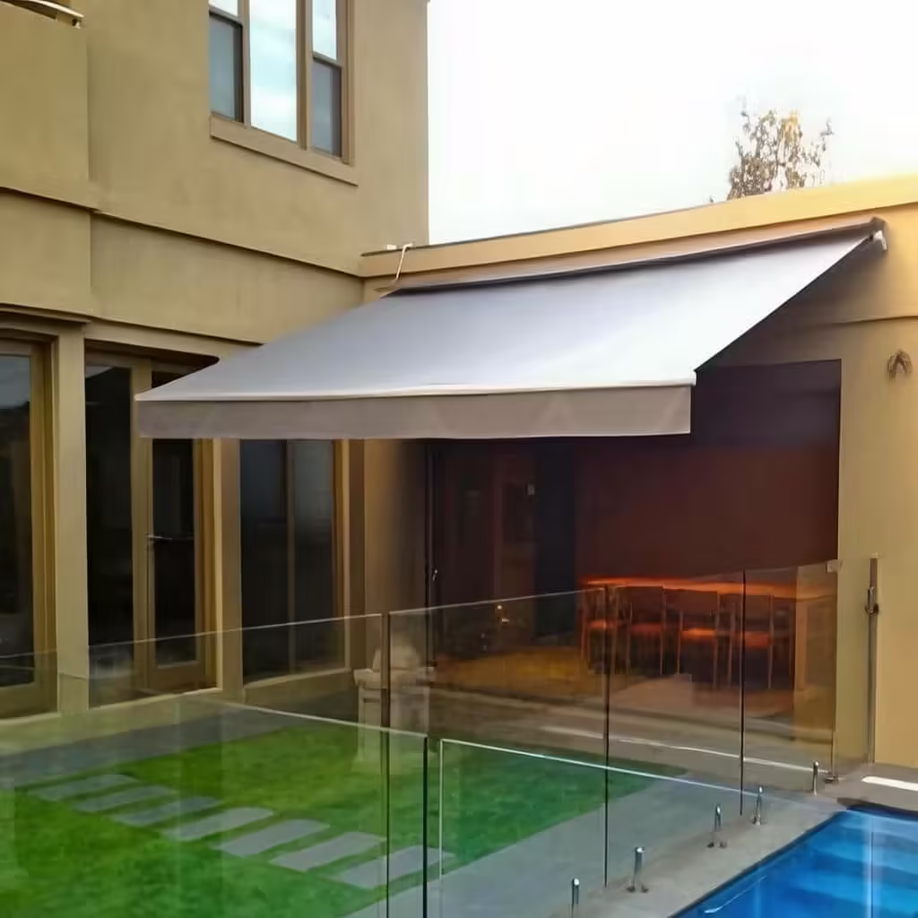 سایبان برقی اتوماتیک مغازه و پارکینگ 211 سایبان برقی استخر