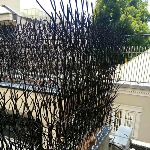 fence-wall-protection-deer-antler-spear-yb بهترین حفاظ دیوار آپارتمان و ویلا