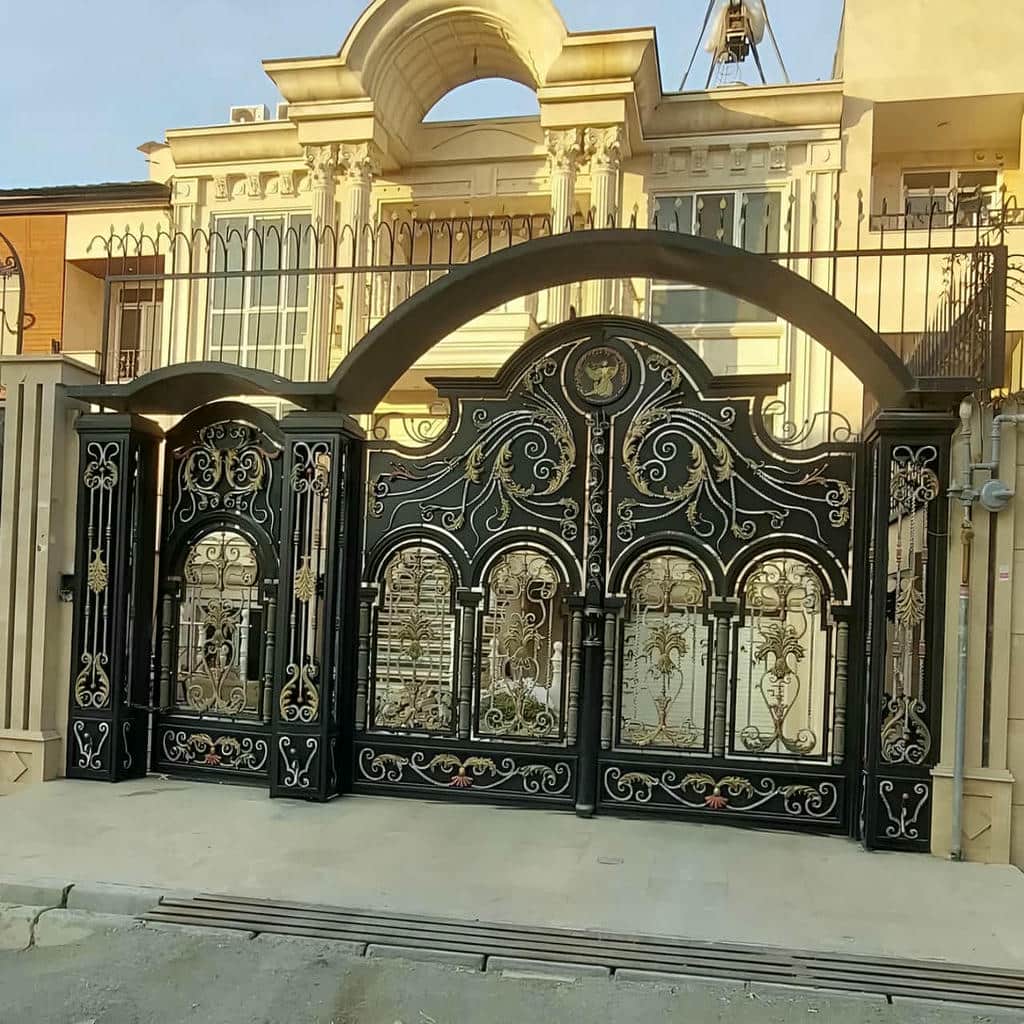انواع درب فرفورژه کلاسیک