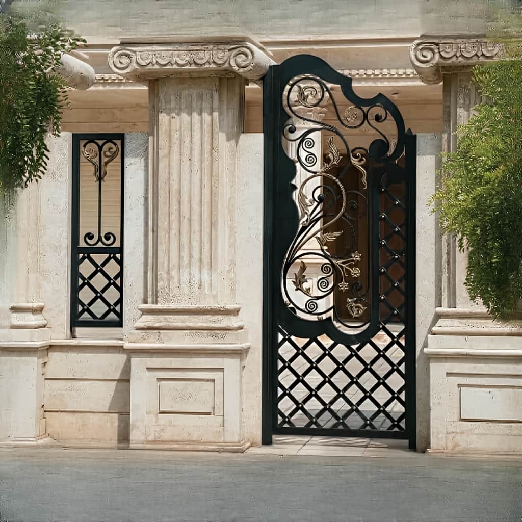 درب مدل ارغوان فرفورژه و لوکس