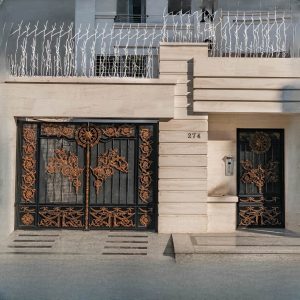 درب فرفورژه مدل لادن با طراحی مهندسی