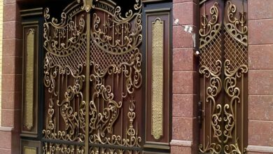 درب حیاط در گنبدکاووس