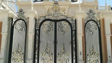 درب حیاط در رشت