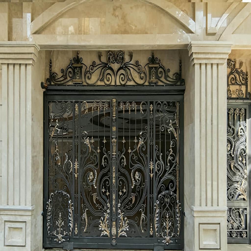 درب حیاط در سمنان