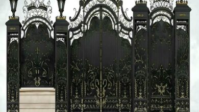 درب حیاط در محمودآباد