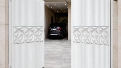 درب حیاط در نسیم شهر