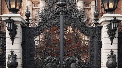 درب حیاط در نوشهر