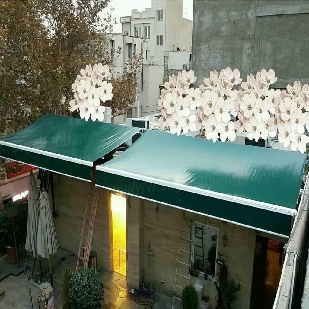 سایبان برقی در قم - تصویر 2