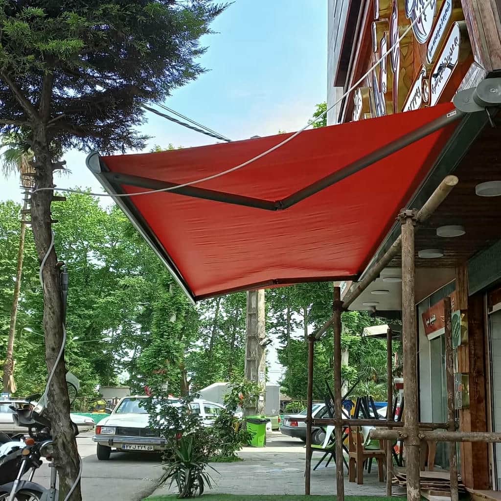 سایبان برقی در گنبدکاووس