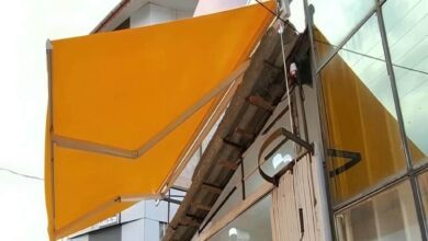 سایبان برقی در بندر بوشهر