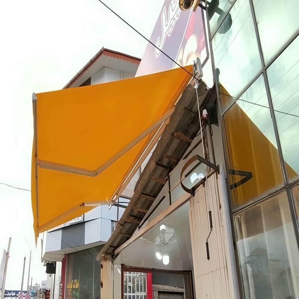 سایبان برقی در بندر بوشهر