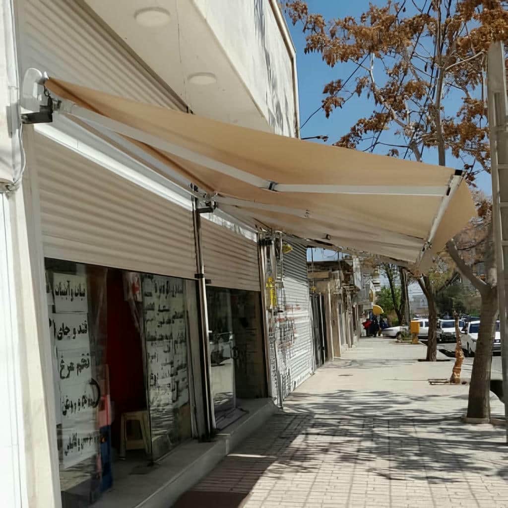 سایبان برقی در گنبدکاووس