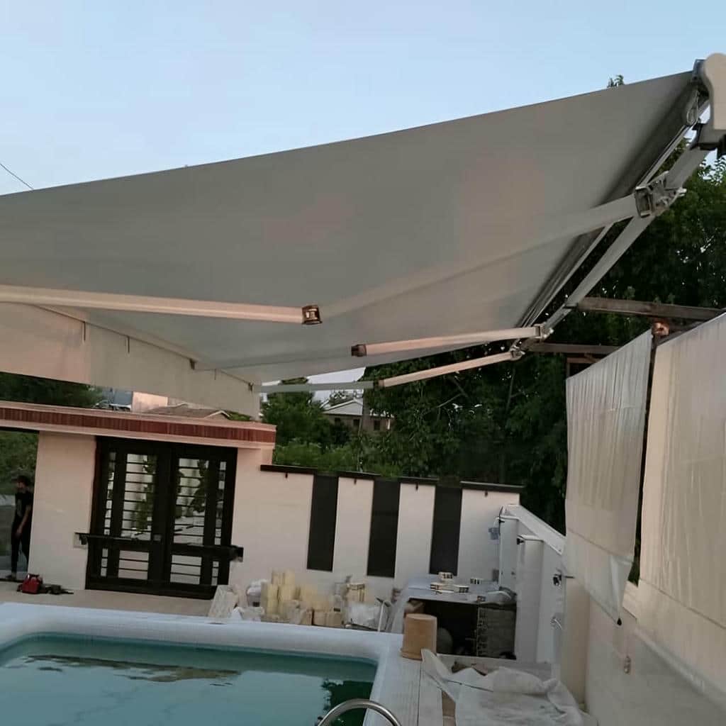 سایبان برقی در ساوه