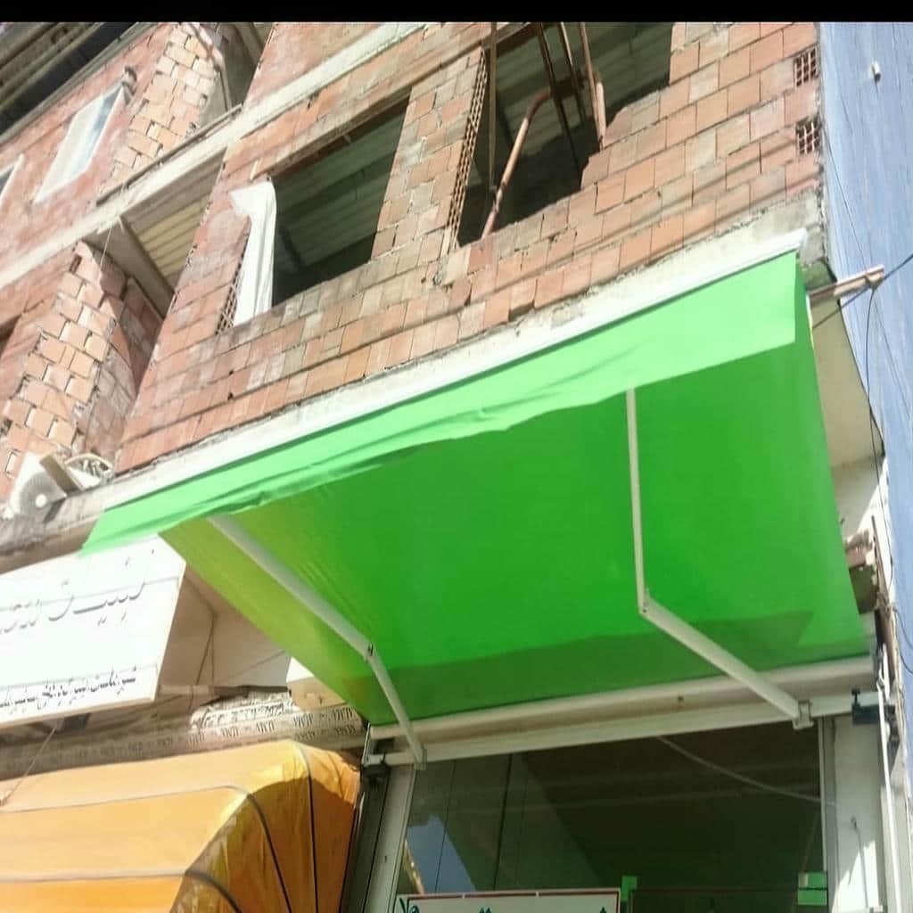 سایبان برقی در کاشان