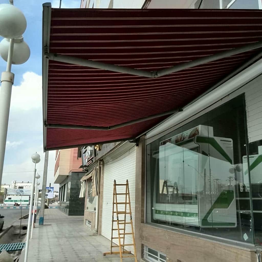 سایبان برقی در بندر بوشهر