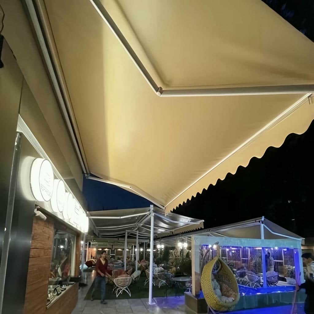سایبان برقی در سنندج