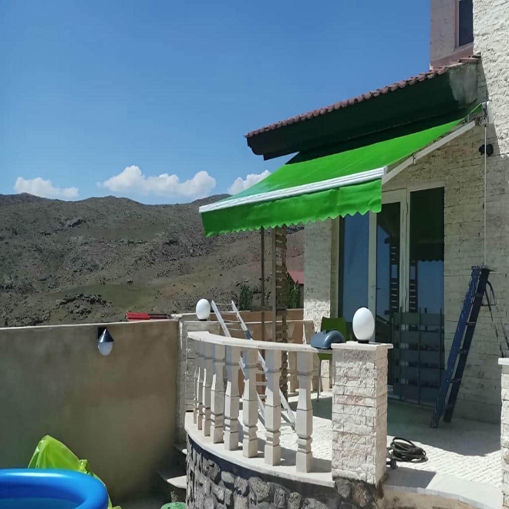 سایبان برقی در بندر انزلی
