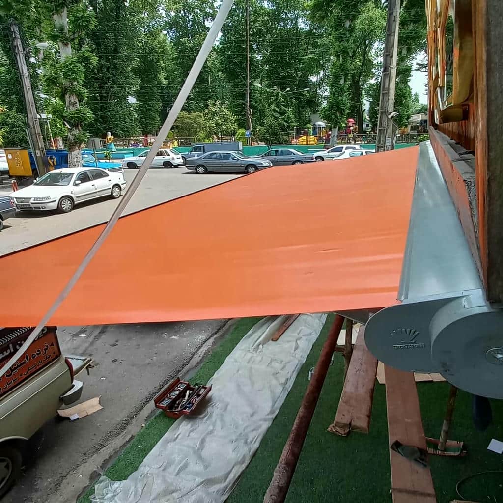 سایبان برقی در نوشهر