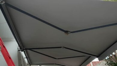 سایبان برقی در چالوس