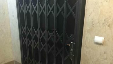درب آکاردئونی در هشتگرد