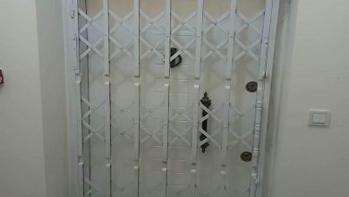 درب آکاردئونی در کرمان
