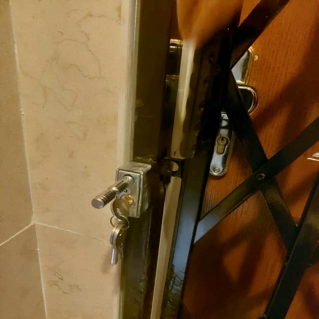 درب آکاردئونی در استان گلستان