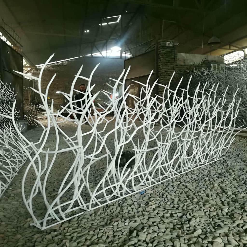 حفاظ شاخ گوزنی در بندر لنگه