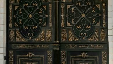 درب حیاط در بندر انزلی