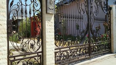 درب حیاط در سنندج