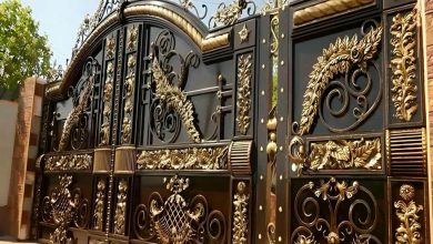 درب حیاط در چابهار