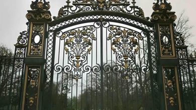 درب حیاط در پردیس