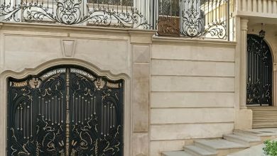 درب حیاط در لواسان
