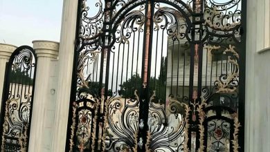 درب حیاط در چالوس