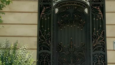 درب حیاط در شیراز