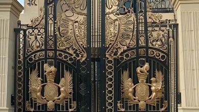 درب حیاط در فردیس کرج