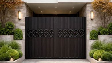 درب حیاط در هشتگرد