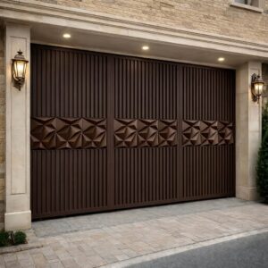 درب حیاط در بندر لنگه