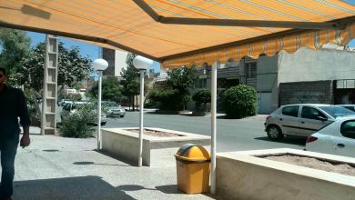 سایبان برقی در ایرانشهر