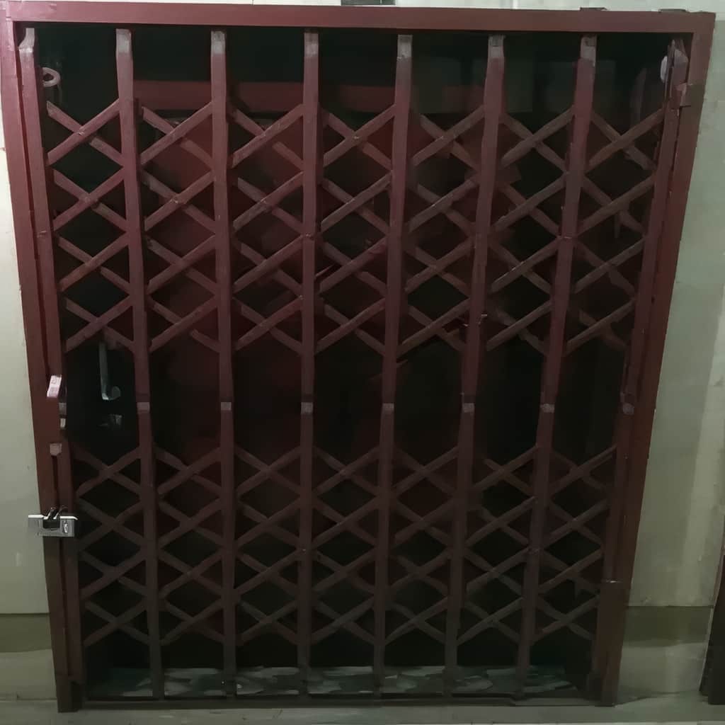 خرید درب ریلی آکاردئونی با طرح لوزی