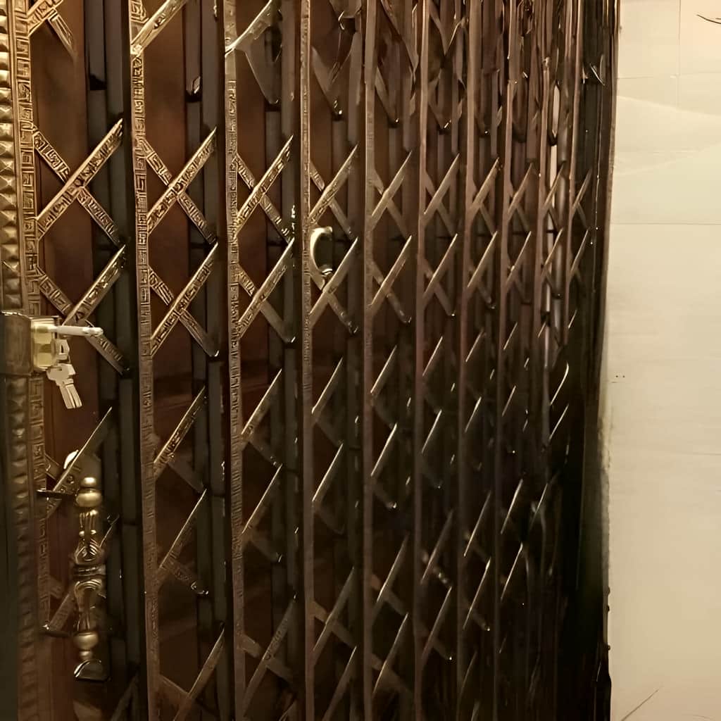 خرید حفاظ آکاردئونی کم جا با طرح لوزی