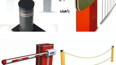 راهبند هیدرولیک با کابین فلزی مقاوم و پوشش رنگ یکنواخت