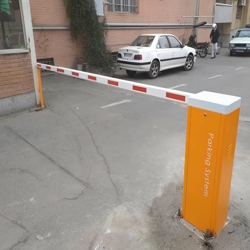 راهبند بازویی LED دار با بوم چراغ دار مناسب ورودی پرتردد
