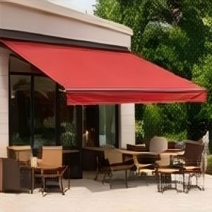سایبان برقی مجهز به سنسور باد و باران