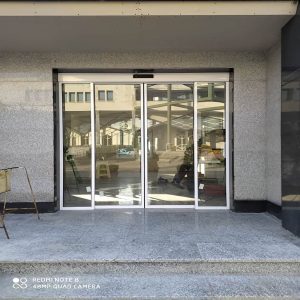 فریم مقاوم درب اتوماتیک شیشه ای