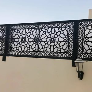 نرده فلزی سی ان سی دکوراتیو