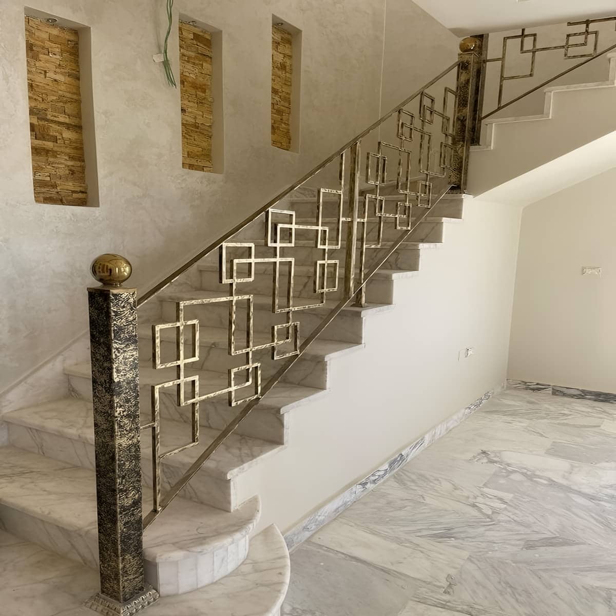 نرده CNC راه پله دکوراتیو