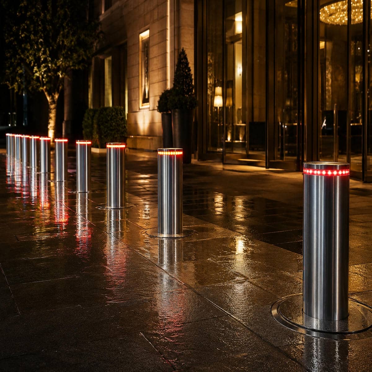 14 طرح راهبند ستونی بولارد امنیتی